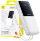 Powerbank Baseus Powerbank Lipow 20000mAh 22,5W z dwoma wbudowanymi kablami z dodatkowym kablem Simple USB-A - USB-C 3A 20cm biały 1