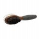 Barry King Ekskluzywna szczotka dwustronna, dla zwierząt, matalowe piny/ sztuczne włosie, drewno bukowe, tworzywo TPR, wym. 5,6x20,4cm 2