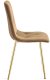 OSKAR Krzesło upholstered brown velvet with golden legs for kitchen dining x4 LIBRA 7