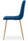 Krzesło tapicerowane do jadalni KARA welur granatowe do salonu x2 5