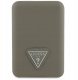 Powerbank indukcyjny Guess Grained       Triangle 5000mAh 15W USB-C MagSafe brązowy 2