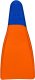 Finis AQUA-SPORT DŁUGIE PŁETWY LONG FLOATING FINS XS ORANGE-BLUE ROZMIAR 34-35 AS1619 4