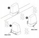 Came Lampa ostrzegawcza KRX1FXSY 24/230V żółty (806LA-0030) 5