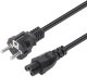 Manhattan kabel zasilające Czarny 3 m CEE7/7 IEC C5 1