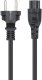 Manhattan kabel zasilające Czarny 3 m CEE7/7 IEC C5 4