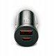 Ładowarka samochodowa 1 x USB QC3.0, 1 x USB-C PD 35W czarna 2