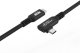 Kabel USB MicroConnect USB-C - USB-C 0.15 m Czarny (USB-C to USB-C Premium cable) 3