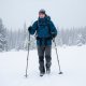 Kije trekkingowe z regulacją długości, składane kijki do chodzenia, nordic walking z trzema nakładkami UNIWERSALNY 3