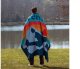 Lifeventure Koc podróżny Fleece Lined Blanket - Niebieski 4