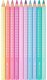 Faber-Castell Kredki ołówkowe Sparkle Jumbo 10 kolorów 2