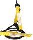 AQUA-SPORT POWERSTRECH DRYLAND SET YELLOW RESISTANCE GUMA DO ĆWICZEŃ NA LĄD Z UCHWYTEM I PASKIEM NA KOSTKI AS32080 3