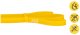 AQUA-SPORT POWERSTRECH SUPERBAND YELLOW 2080x4,5x6,4mm RESISTANCE 3-7kg AS2080 4