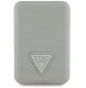 Powerbank Guess Powerbank indukcyjny Grained Triangle 5000mAh 15W USB-C MagSafe beżowy 2