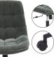Krzesło biurowe Songmics Comfi Oliwkowe 6