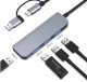 HUB Adapter 4w1 USB-C lub USB do 1x USB 3.0 / 3x USB 2.0 MacBook Laptop 2