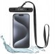 4kom.pl Pokrowiec wodoodporny uniwersalny na smartfon telefon do 6.9'' - czarny Tech-Protect 1