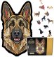 Mruu&Pruu Puzzle Drewniane OWCZAREK NIEMIECKI 450el. XXL DUŻE Układanka Prezent PIES 1