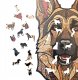 Mruu&Pruu Puzzle Drewniane OWCZAREK NIEMIECKI 450el. XXL DUŻE Układanka Prezent PIES 4