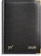 Mayland-Burde Kalendarz roczny czarny z sztucznej skóry oprawiony 2026 1