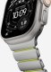 NOMAD Stratos Band - tytanowa bransoleta do Apple Watch 49mm z FKM (natural titanium, volt FKM) 9