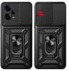Hello Case ETUI PANCERNE DO XIAOMI REDMI NOTE 12 5G CZARNE OBUDOWA ARMOR   SZKŁO 9H 5