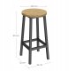 Leobert Taboret barowy - artisan / nogi czarne - LBC328B88 6