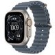 Smartwatch Apple Watch Ultra 3 GPS + Cellular 49mm Natural Titanium / Ocean Band Niebieski  (MEWH4QC/A) 1