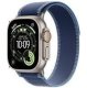 Smartwatch Apple Watch Ultra 3 GPS + Cellular 49mm Natural Titanium / Trail Loop S/M Niebieski  (MEWR4QC/A) 1