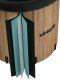 Virtufit Wanna lodowa XXL - 375 litrów - imitacja drewna - z akcesoriami (VF13079) 8