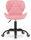 Krzesło obrotowe VASTO OFFICE PU PINK+WHITE SMOKE 2