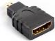 Adapter AV Lanberg HDMI Micro - HDMI czarny (AD-0015-BK) 1