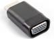 Adapter AV Lanberg HDMI - D-Sub (VGA) czarny (AD-0016-BK) 1