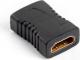 Adapter AV Lanberg HDMI - HDMI czarny (AD-0018-BK) 1