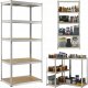 Bauerkraft Regał metalowy magazynowy 180x90x40 cm 1