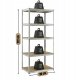 Bauerkraft Regał metalowy magazynowy 180x90x40 cm 3