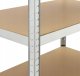 Bauerkraft Regał metalowy magazynowy 180x90x40 cm 5