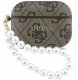 Guess Etui Guess 4G Pearl Strap do Apple AirPods Pro 3 brązowy 1