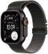 Smartwatch Apple Watch Ultra 3 GPS + Cellular 49mm Black Titanium / Titanium Milanese Loop S Czarny  (MF1N4QP/A) 1