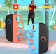 2x Uchwyt Bokserski Box Na Joy-con Nintendo Switch 2 / Nsw2 / Fitness Boxing / Jys-ns2298 / Niebieski - Pomarańczowy 4