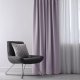 Zasłona blackout 90% na taśmie z szarfą 140x175 pudrowy róż Restilo 6