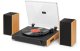 Gramofon z głośnikami vintage RP335BB jasny brąz Audizio one size 1