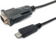Kabel USB Manhattan MANHATTAN USB-C na szeregowy DB9/RS232 Adapter PL2303GT 1m 1