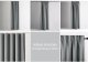 Zasłona blackout 90% na taśmie z szarfą 200x300 cm szara Restilo 15