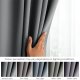 Zasłona blackout 90% na taśmie z szarfą 200x300 cm szara Restilo 4
