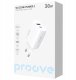 Ładowarka sieciowa Proove Silicone Power 2 30W white (Type-C + USB) 2