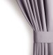 Zasłona blackout 90% na taśmie z szarfą 200x175 cm pudrowy róż Restilo 2