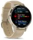 Garmin 010-02785-55 smartwatch / zegarek sportowy 3,05 cm (1.2") AMOLED 41 mm Cyfrowy 390 x 390 px Ekran dotykowy Złoto Wi-Fi GPS 3