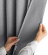 Zasłona blackout 100% CORITA stalowa 140x270 taśma wave RESTILO 8