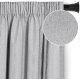 Zasłona blackout 100% CORITA szara 140x250 taśma wave RESTILO 1