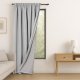Zasłona blackout 100% CORITA szara 140x250 taśma wave RESTILO 3